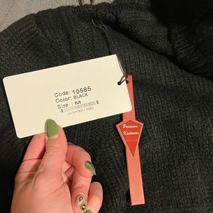 Black Turtleneck Sweater Dress/Tunic by Toda Bela NWT